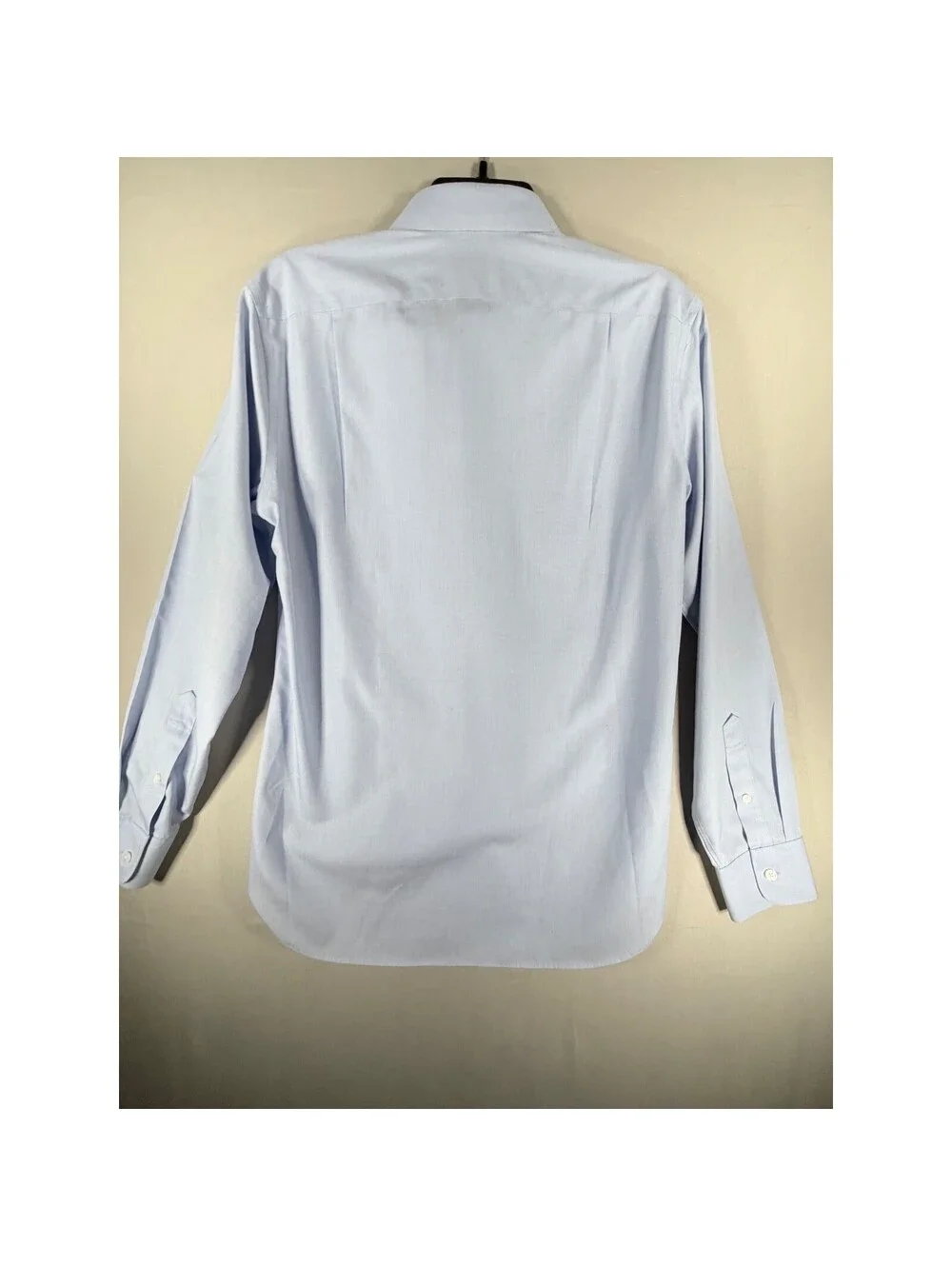 J.Crew Thompson Shirtings Mens Light Blue Wrinkle Free Dress Shirt Small 14-14.5